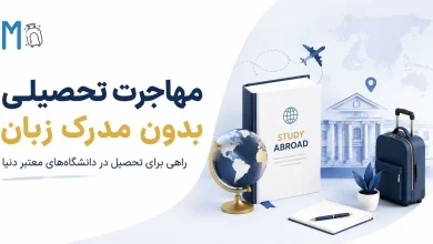 مهاجرت تحصیلی بدون مدرک زبان